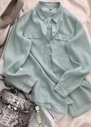 Хлопковая рубашка блуза esprit размер 46-48