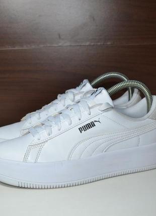 Puma lily platform 38h кроссовки кожаные оригинал