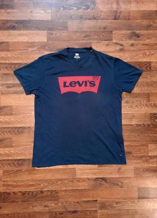 Мужская футболка levis с большим лого