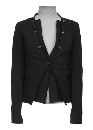 Оригинальный пиджак черного цвета без подкладки 42-44 размеры ...