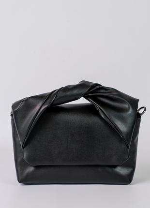 Женская сумка черная маленькая сумочка черная сумка черный клатч