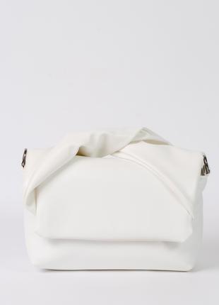 Женская сумка белая маленькая сумочка белая сумка белый клатч