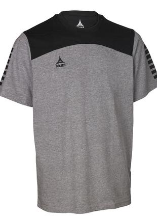 Футболка SELECT Oxford t-shirt (968) сіро/чорн, S