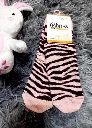 Носки bross демисезонные зебра на 5-7р для девочки бросок туречня