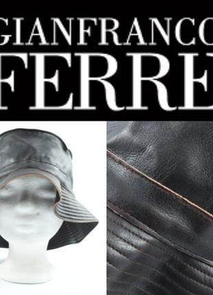 Унисекс,унисекс] винтажная шляпа-ковша gianfranco ferre