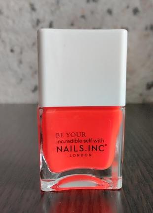 Nails.inc coral street neon nail polish лак для ногтей