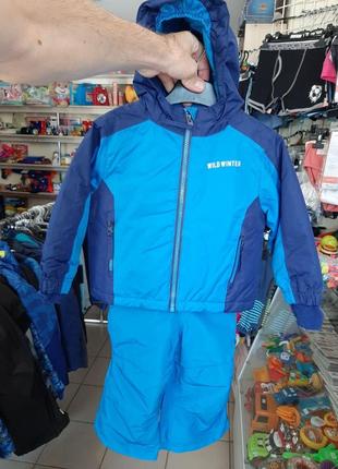 Зимний лыжный термо комплект куртка + штаны на мальчика