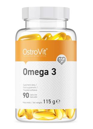 Жирные кислоты OstroVit Omega 3, 90 капсул