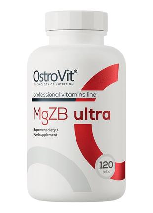 Стимулятор тестостерона OstroVit MgZB Ultra, 120 таблеток