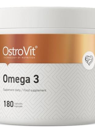 Жирные кислоты OstroVit Omega 3, 180 капсул