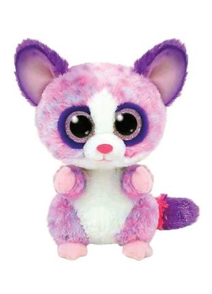 Дитяча іграшка м’яконабивна TY Beanie Boos 36395 Рожевий лемур...