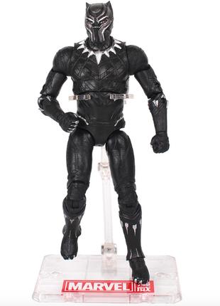 Фігурка Marvel Чорна Пантера з тримачем, Месники, 18 см - Blac...
