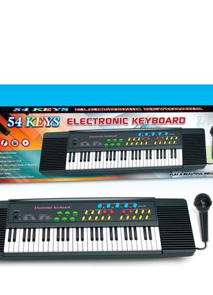 Синтезатор игрушечный с микрофоном 54 клавиши 5438A