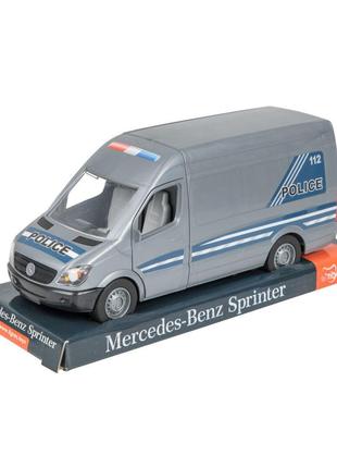 Автомобиль игрушечный "Mercedes-Benz Sprinter" полицейский, на...