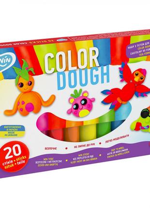 Набор для лепки с тестом 20 stick Color Dough TM Lovin