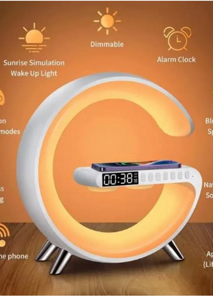 Настільна лампа G63-Sma Light Sound Machine з бездротовою зарядко