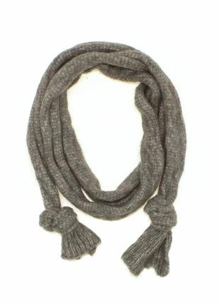 Женский узкий трикотажный шарф с узлами mossimo