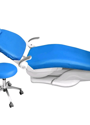 Светло-синий чехол для стоматологического кресла