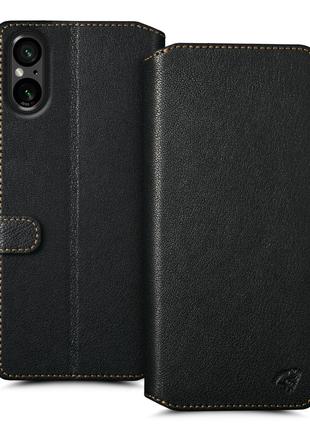 Чехол книжка Stenk Premium Wallet для Sony Xperia 5 V Чёрный