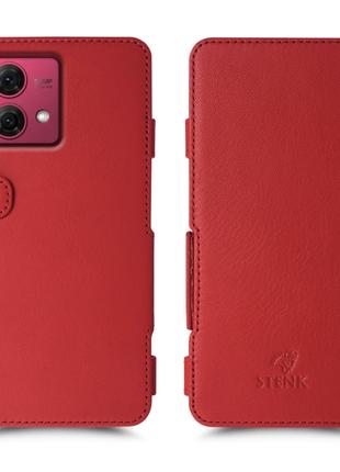 Чехол книжка Stenk Prime для Motorola Moto G84 Красный