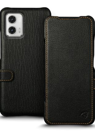 Чехол книжка Stenk Premium для Motorola Moto G73 5G Чёрный