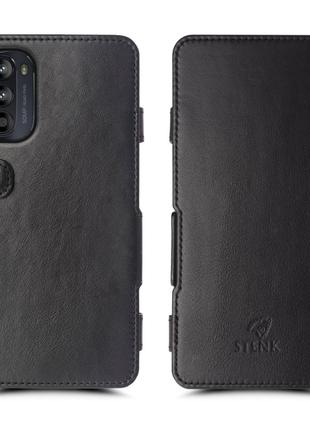 Чехол книжка Stenk Prime для Motorola Moto G52 Чёрный