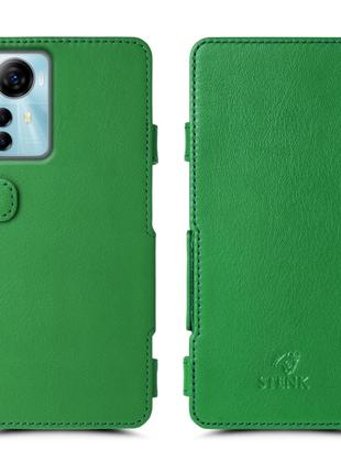 Чехол книжка Stenk Prime для ZTE Blade A72s Зелёный