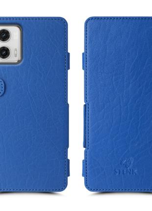 Чехол книжка Stenk Prime для Motorola Moto G73 5G Ярко синий