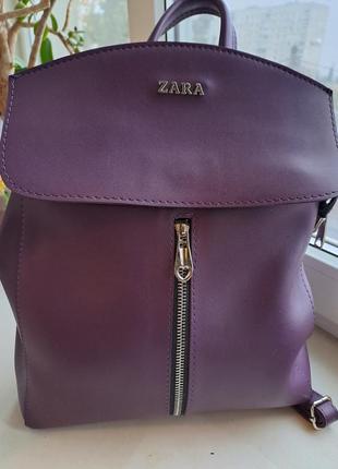Женская сумка /  рюкзак zara экокожа