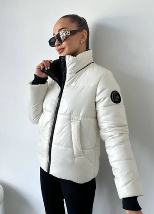 Куртка женская зимняя лакэ синтепух 200 4 цвета rin1558-2028sве
