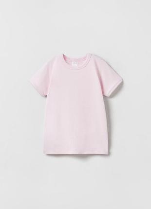 Розовая футболка zara
