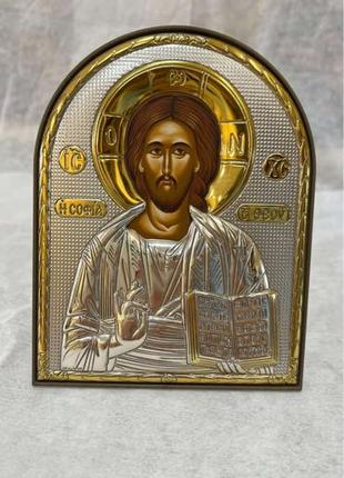 Срібна ікона Ісус Христос Silver Axion