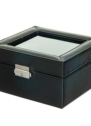 Скринька для годинника 6 шт. Чорний колір (0505-003)