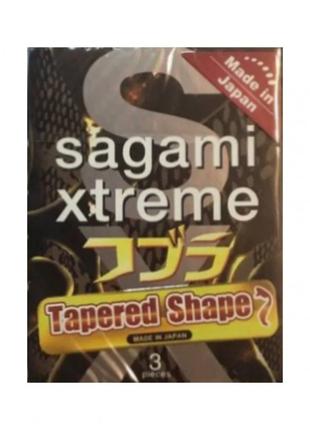 Супертонкие латексные презервативыі Sagami Xtreme Cobra 3шт