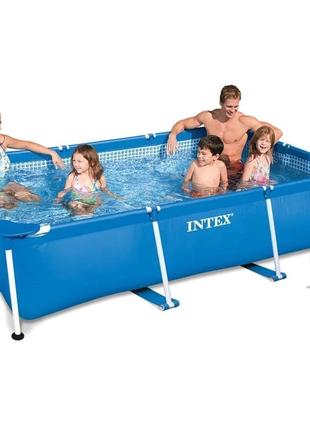 Каркасний басейн Intex 28270 - 3, 220 х 150 х 60 см, блакитний...