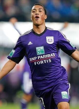 Шикарнейшая фиолетовая футболка adidas anderlecht bnp paribas ...