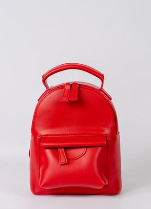 Женский рюкзак красный рюкзак маленький мини рюкзак