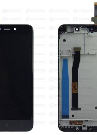 Дисплей (LCD) Xiaomi Redmi 4X с сенсором черный оригинал
