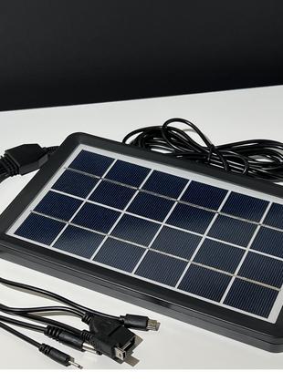 Солнечная батарея с USB для зарядки телефонов 5в1
