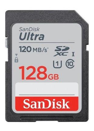 Карта памяти SanDisk 128GB SD class 10 UHS-I Extreme Ultra
(SD...