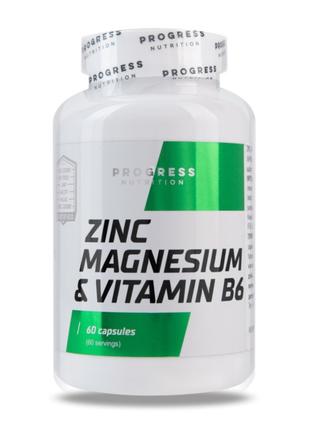 Стимулятор тестостерона Progress Nutrition Zinc Magnesium Vita...