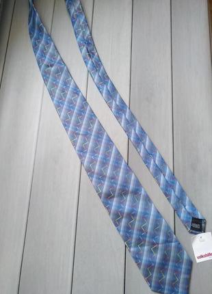 Мужской шелковый галстук в полоску volkshilte