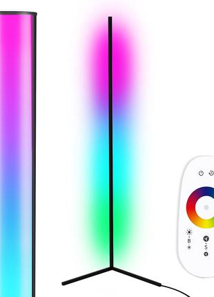 Cвітлодіодний світильник Ld-c01 кутовий/стоячий торшер, RGB 20 Вт