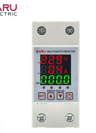 Реле контроля напряжения, тока, нагрузки EAPDX-63VAE 220V 63A ...