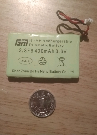 АКБ Ni-Mh Rechargerable Prismatic Battery 2/3F6 400mAh 3.6V