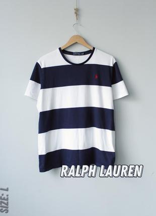 Polo ralph lauren футболка мужская в полоску полосатая ральф л...