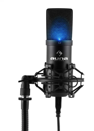 Студийный микрофон Auna MIC-900B-LED Black