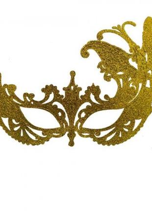 Венецианская маска Баттерфлай (золото)