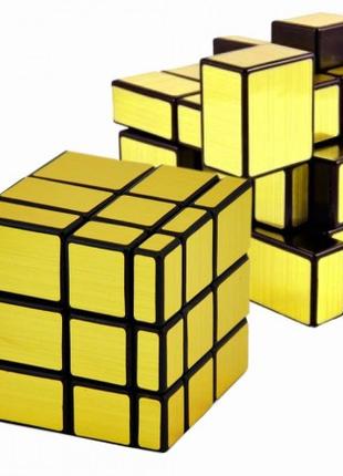 Кубик Рубика 3х3х3 Зеркальный (золото)
