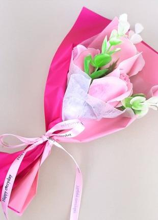 Букет роз из мыла Beauty is flowery 12576 (розовый)